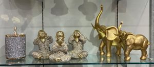 ELEFANTE DECOR 32X18X27.5CM - 437-7211173